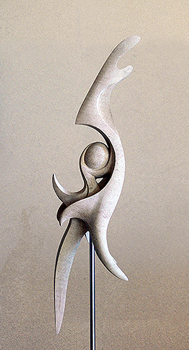 Steinart-skulpturen Uwe Thiem Atropos klein