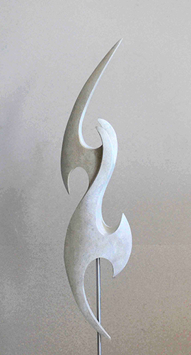 Steinart-skulpturen Uwe Thiem Ikarus klein