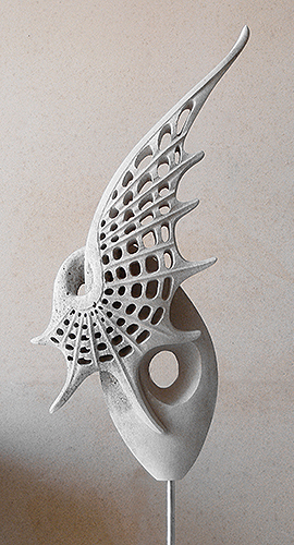 Steinart-skulpturen Uwe Thiem Neptun träumt vom Fliegen klein