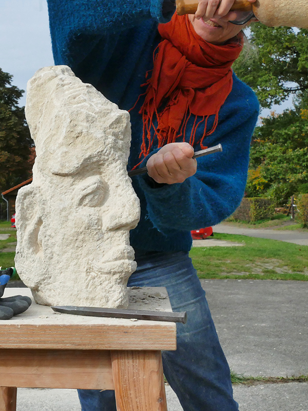 Uwe Thiem Bildhauerkurs4 Der Künstler Uwe Thiem